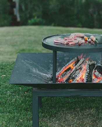 Hotplate addition to Steelsmith Fire Pit