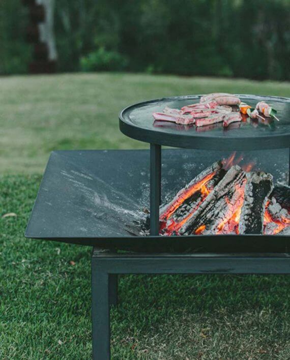 Hotplate addition to Steelsmith Fire Pit